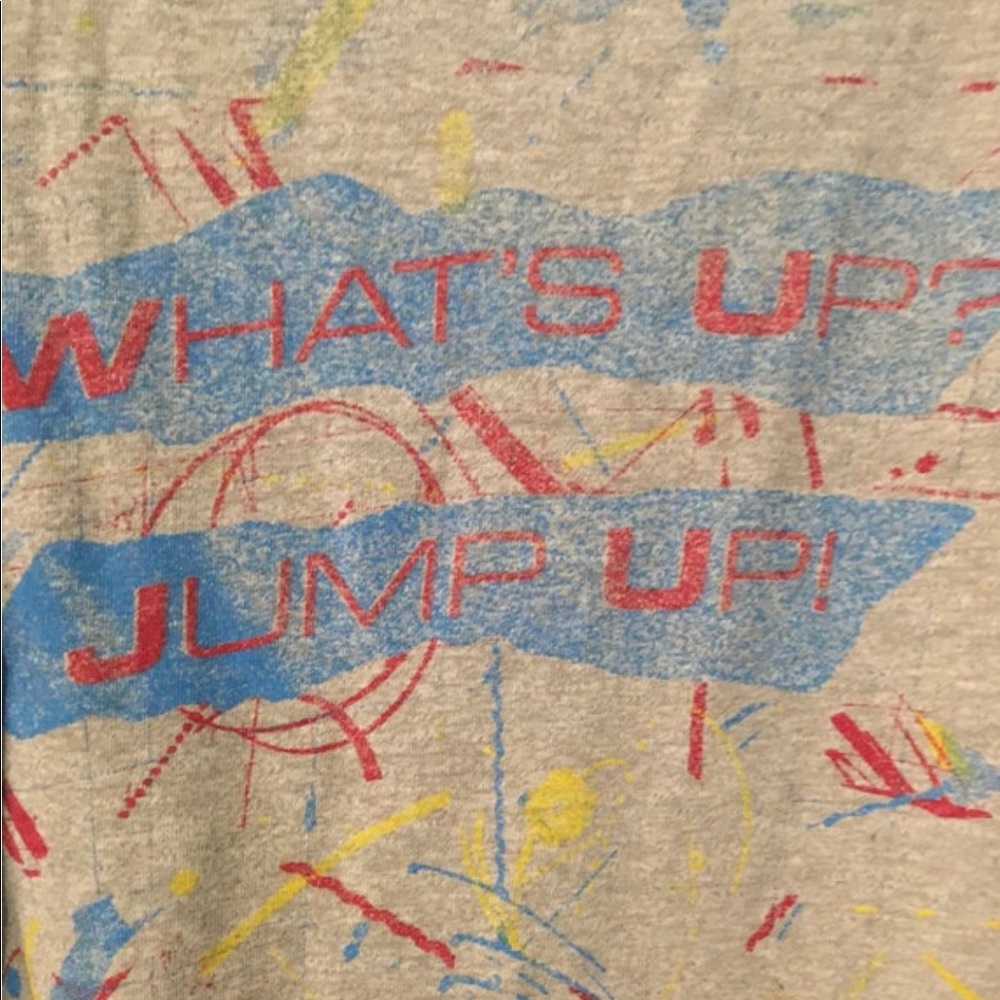 Authentic Vintage Elton John Concert Tee Shirt Graphic Jump Up 1982 80s - Picture 4 of 5